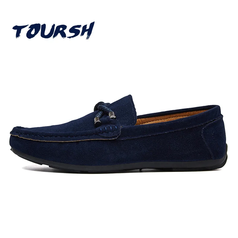 Toursh новые туфли Для мужчин Повседневное Мокасины мужские лоферы сапоги из
