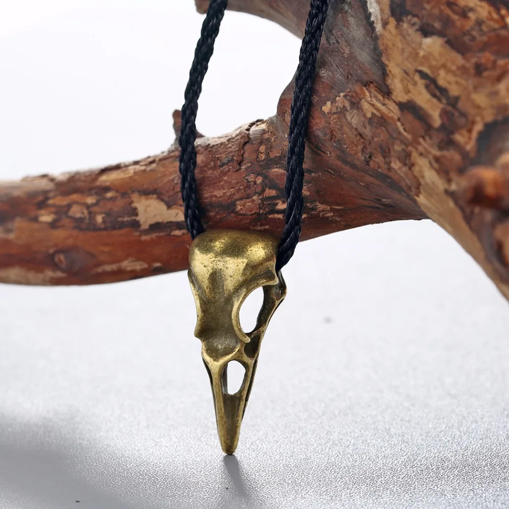 Chandler Steampunk Halloween crow skull pumpkin ghost necklace Pendant Rope Chain Necklace Cosplay Rock men Male Accessories | Украшения и