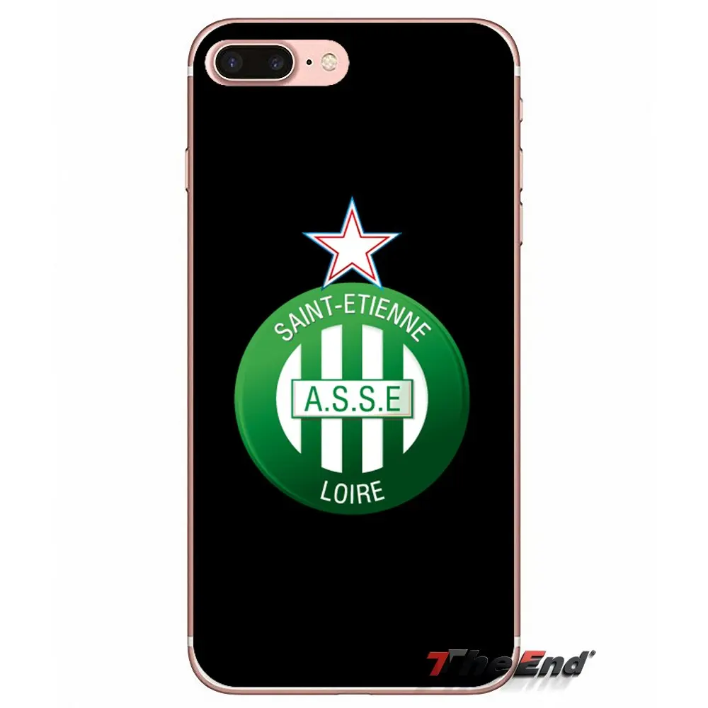 Чехол с логотипом для Sony Xperia Z Z1 Z2 Z3 Z5 compact M2 M4 M5 E3 T3 XA Aqua LG G4 G5 G3 G2 Mini Capa ASSE Saint Etienne Loire |