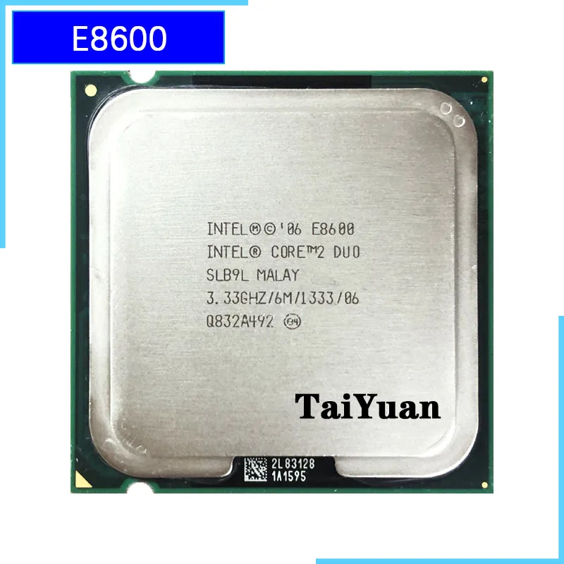 Двухъядерный процессор Intel Core 2 Duo E8600 3 ГГц 6 Мб 65 Вт 1333 LGA 775 | Компьютеры и офис