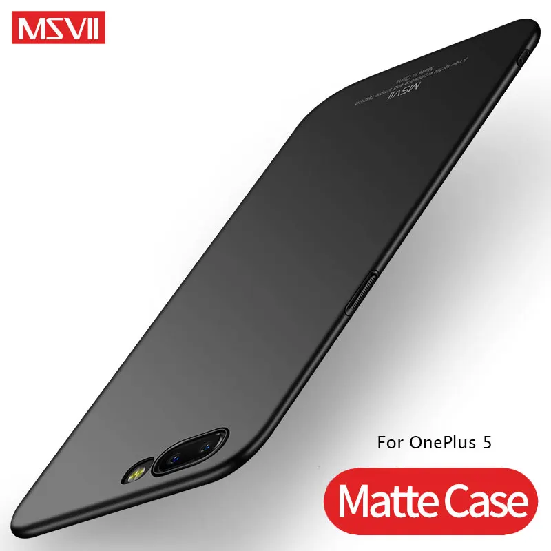 Чехол для OnePlus 6 T Роскошный Матовый чехол MSVII 5 жесткая задняя крышка из ПК OnePlus5