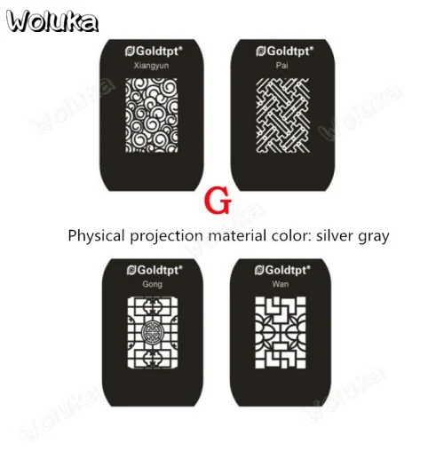 Светодиодный точечный светильник слайдер узор световой эффект графический