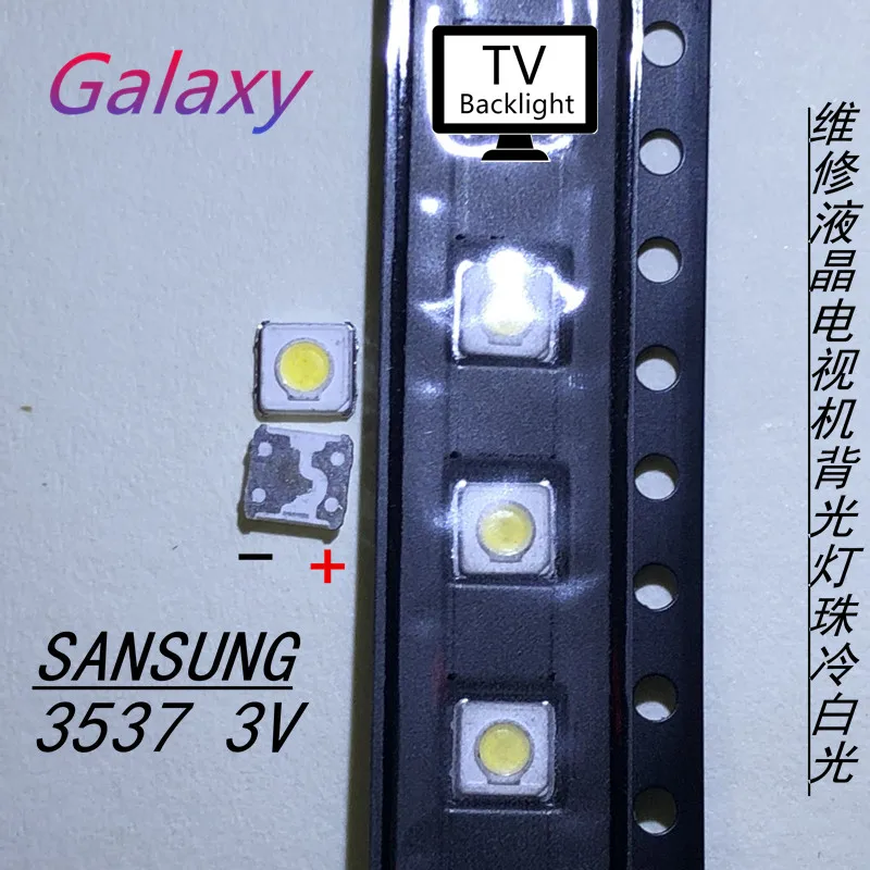 500 шт. LED 3537 3535 светового бисера холодный белый высокой мощности 1 Вт 3В 110LM для SAMSUNG