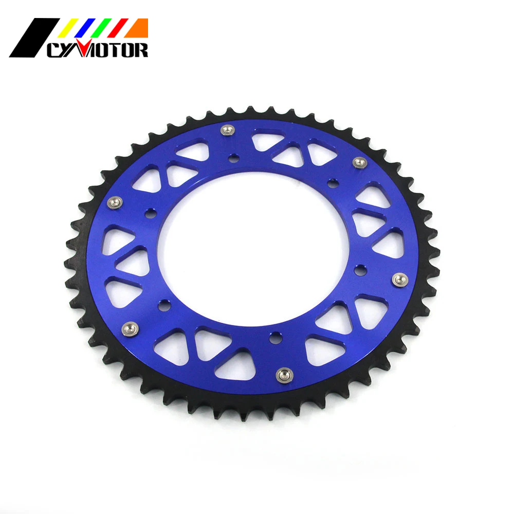 Мотоцикл, 44, 46, 47, 48, 49, 50, 51, 52, Модель сзади звездочки для YAMAHA YZ125 YZ250F WR250F WR450F YZ YZF WR WRF 125 250 426 450