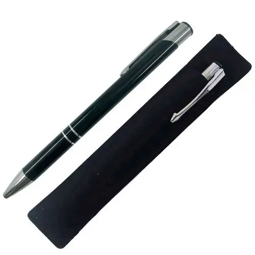Black with bag-A 10 шт Персонализированные Выгравированные Металлические Шариковые Ручки Персонализированные Свадебные сувениры Свадебный подарок для шоу индивидуальный рекламный подарок - Цвет: Black with bag-A