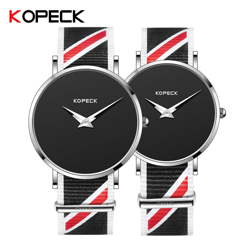 Мужские и женские наручные часы KOPECK с нейлоновым ремешком от известного бренда