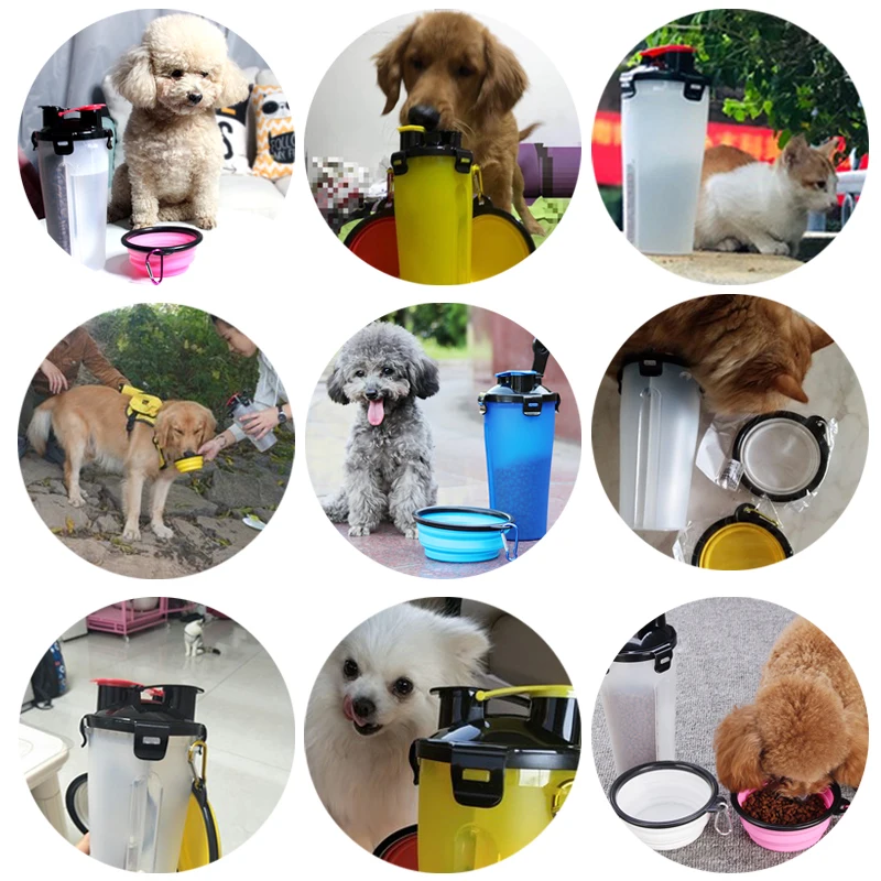 2 в 1 портативная поилка для домашних животных|Кормление собаки| |