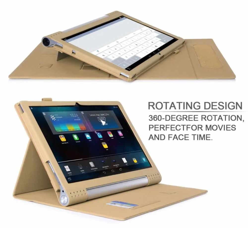 Чехол для планшета lenovo Yoga Tab 2 pro 13,3 1380F, Высококачественная кожаная ручка с ручкой для карт, роскошный защитный чехол для бизнеса