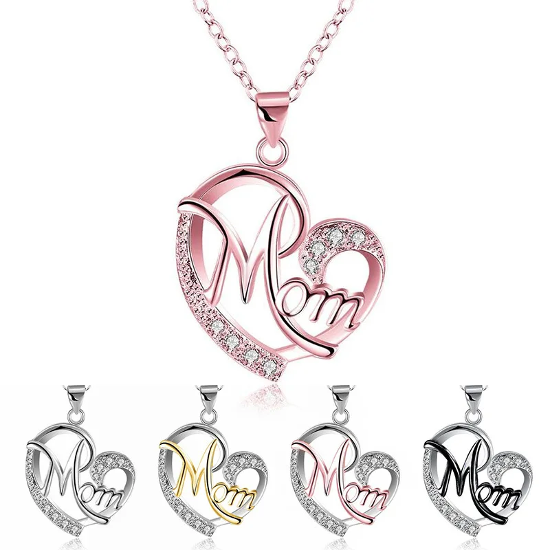 Fashion hotsale double color separation rose gold mom necklace heart necklaces pendant | Украшения и аксессуары