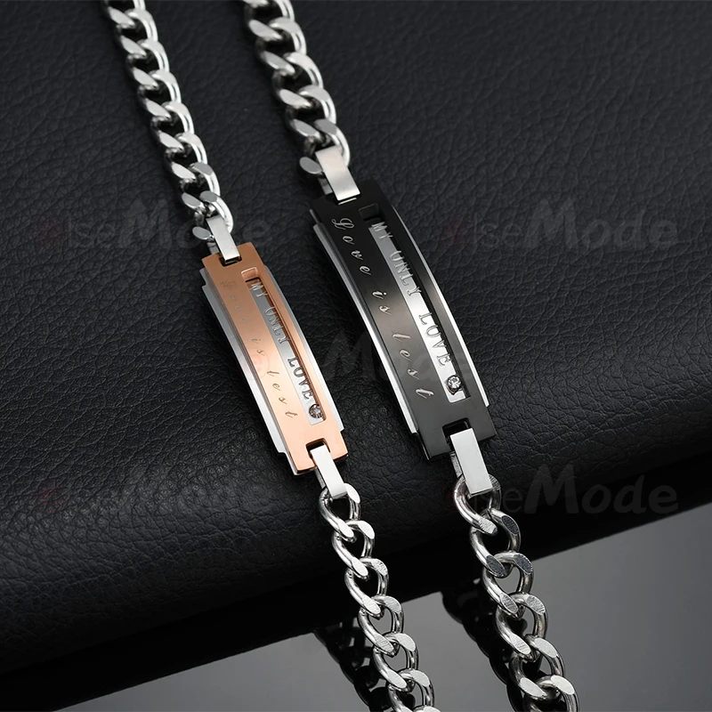 ELSEMODE романтические влюбленные раньше для женщин и мужчин парный титановый