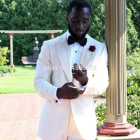 white mens suits 2019 slim fit wedding tuxedos peaked lapel groom wear bridegroom suits costume homme 2pcs jackets pants blazer