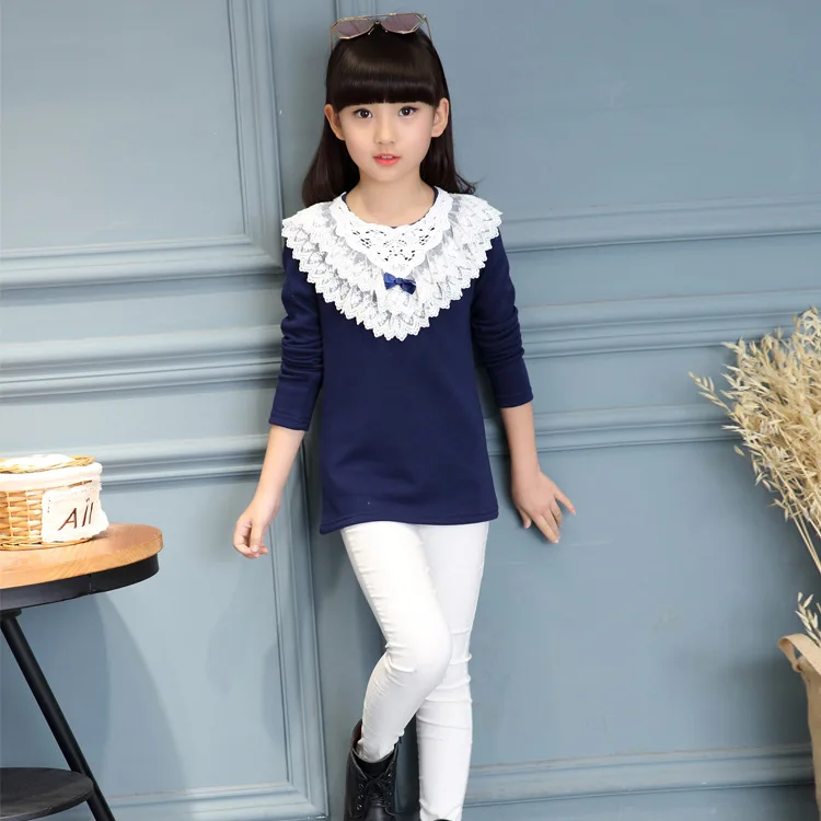 Рубашка для маленьких девочек хлопковая детская одежда розовые голубые блузки с