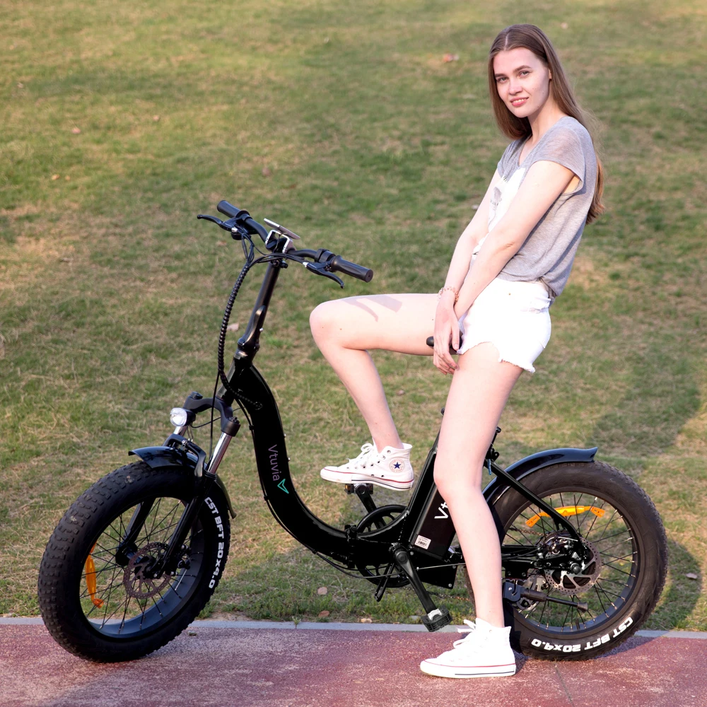 Vtuvia 20 ''дюймовая Толстая шина E-bike литиевая батарея электрический велосипед