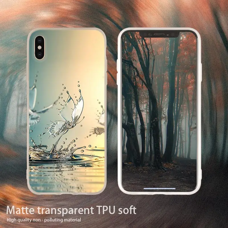 1 soft case Мягкий чехол для телефона с танцующей бабочкой для iPhone 11 Pro 4 5 5S SE 6 6s 7 8 Plus x XR XS Max Telefoonhoesjes Etui Funda чехол s - Цвет: 1 soft case