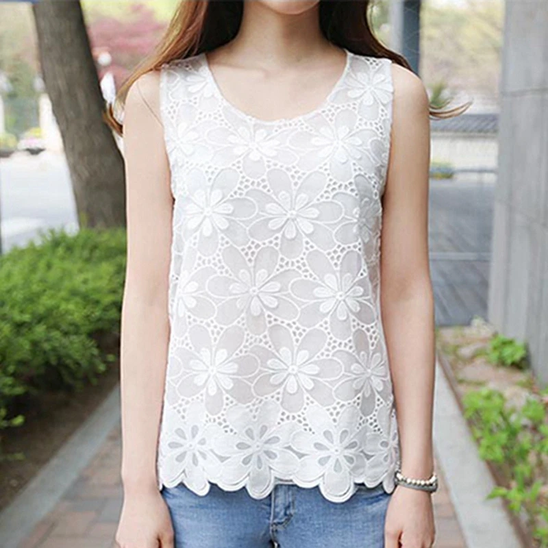 Шифоновые блузки с кружевом больших размеров рубашки летние женские Топы повседневные блузки белые хлопковые элегантные сексуальные женские рубашки женская одежда