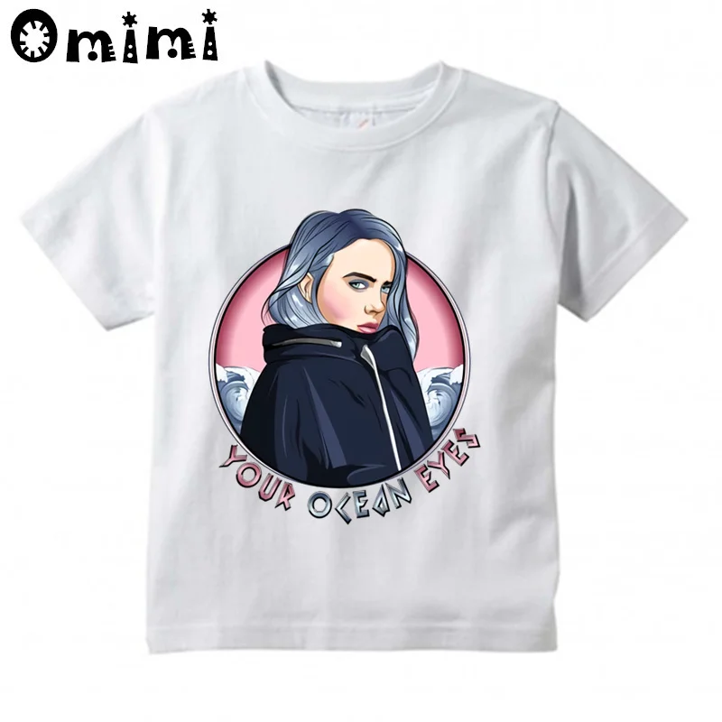 Billie Eilish/футболка Повседневная стильная футболка с короткими рукавами в стиле хип