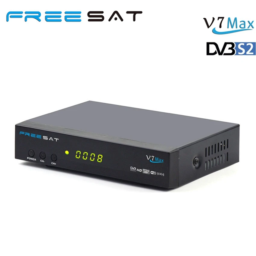 MPEG4 freesat V7 Max dvb-s2 fta Спутниковые антенны Поддержка CCcam Ньюком на продвижение цена |