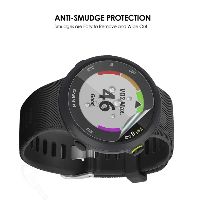 Qosea (3 шт.) для Garmin Forerunner 45 S защита экрана ультратонкий Флим 945 245 музыкальная