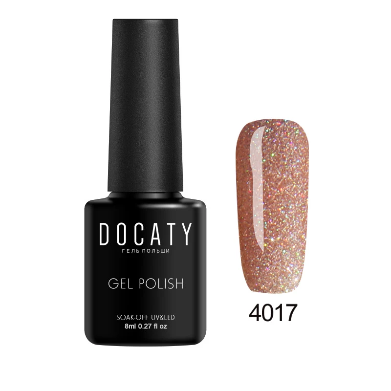Docaty УФ-Гель-лак для ногтей Блестящий неоновый Гель-лак замачиваемый УФ-лак для ногтей УФ светодиодные перманентные эмалы Радужный праймер для ногтей - Цвет: 4017
