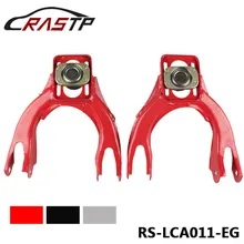 Chassis Part Red/Black/Silver Adjustable left And Right Front Upper Control Arm Camber Kit For HONDA CIVIC EG 92-95 RS-LCA011-EG