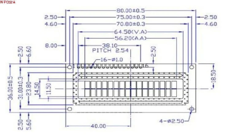 ЖК монитор 1602 5 в с новым символом черный и белый экран А 16*2 для ARDUINO|monitor curve|monitor