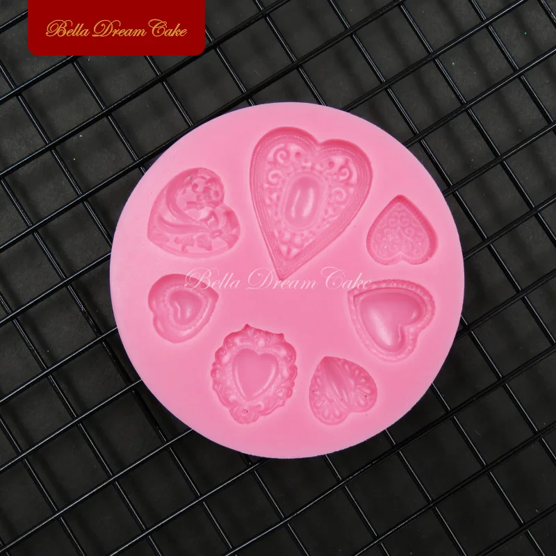 Ювелирные изделия в форме сердца бриллианты силиконовая форма для украшения