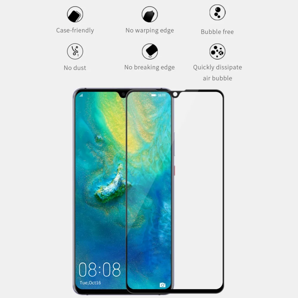 NILLKIN XD CP+ MAX Защита экрана для мобильного huawei mate 20 x полное покрытие Закаленное стекло пленка для huawei mate 20x