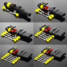 2-5 комплектов, 2 контакта, 123456 контактов, ходовой усилитель, супер уплотнение, водонепроницаемый разъем для электрических проводов, для автомобиля, водонепроницаемый разъем