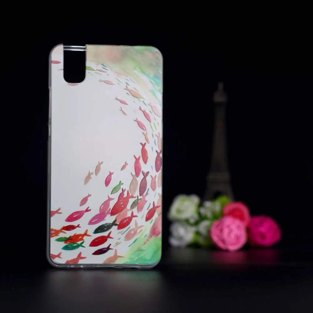 Fashion 3D Relief Printed Flower Case for Huawei Honor 7i Phone Soft TPU Back Protection Cover Shot X Cases | Мобильные телефоны и