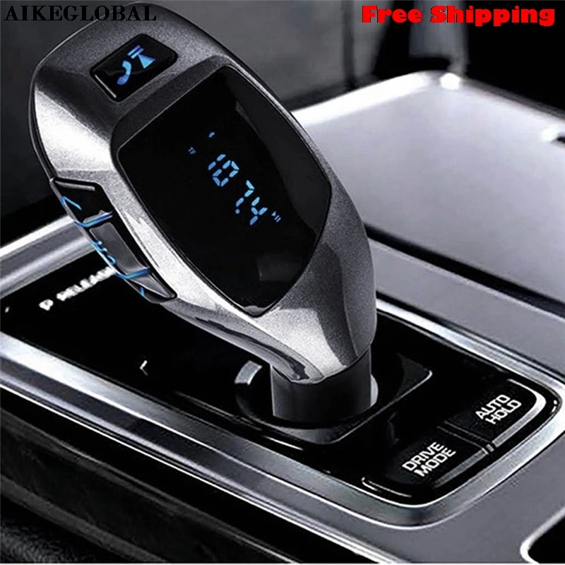 AIKEGLOBAL Car Kit Handsfree беспроводной Bluetooth SD MMC USB FM передатчик модулятор LCD MP3 плеер Прямая