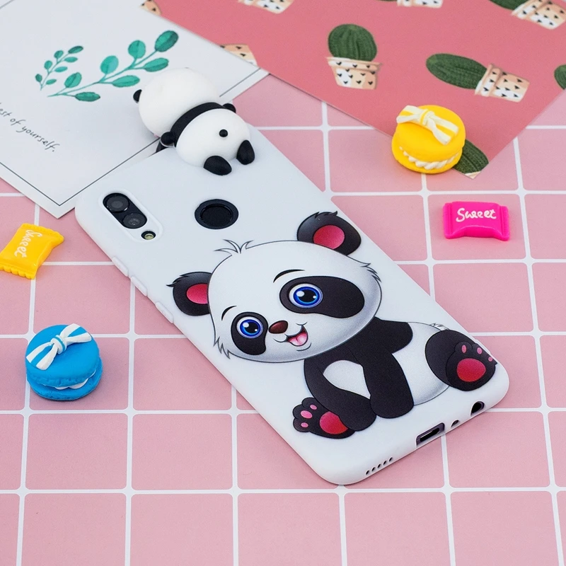 Для huawei P Smart чехол Honor 10 Lite чехол для телефона 3D Медведь Панда Единорог силиконовый чехол для etui huawei P Smart чехол 6,2 дюймов
