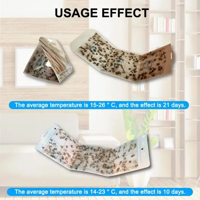 6 шт./упак. моли клеевая Ловушка Борьба с вредителями мух ловушка TN99