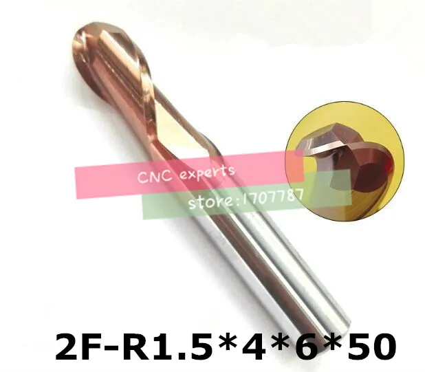 

2F-R1.5 HRC60,carbide Square Flatted End Mills coating:nano TWO flute diameter 3 mm, The Lather,boring Bar,cnc,machine