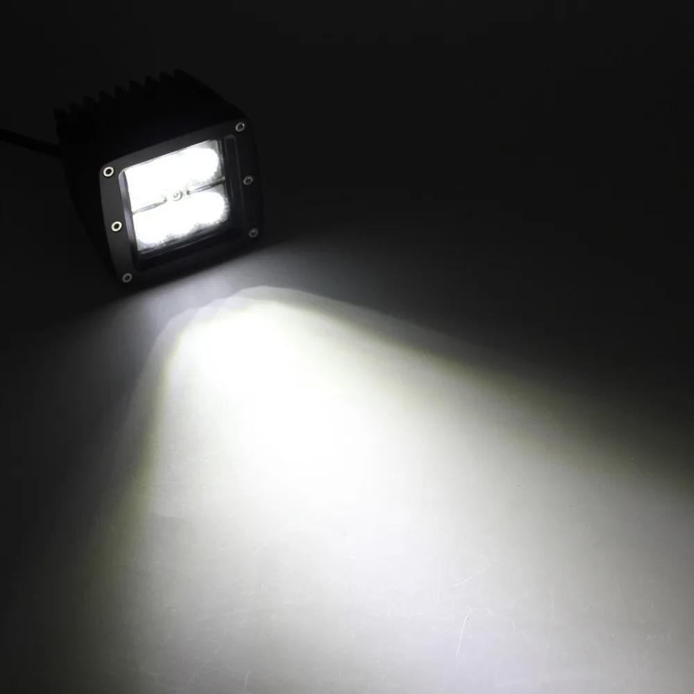 

2pcs! 30W Waterproof Suqare Offroad Car LED Work Light Lamp for Auto Motorcycle Tractor Boat Off road ATV Spot Flood Worklight