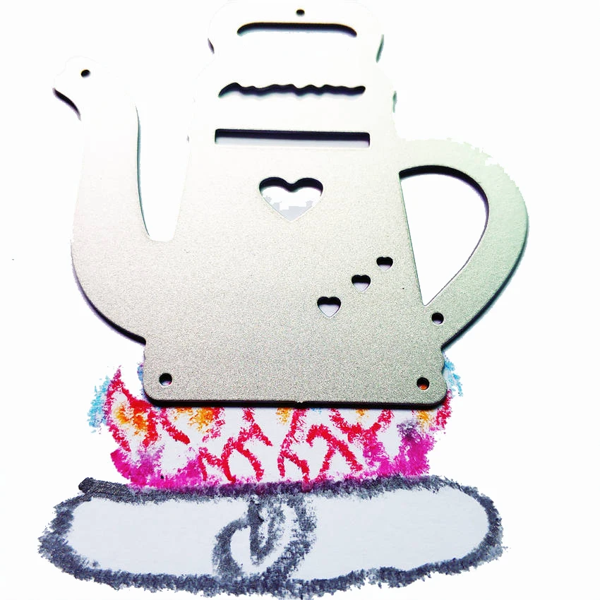 Металлические Вырубные штампы для чайных кастрюль новинка 2019 украшение