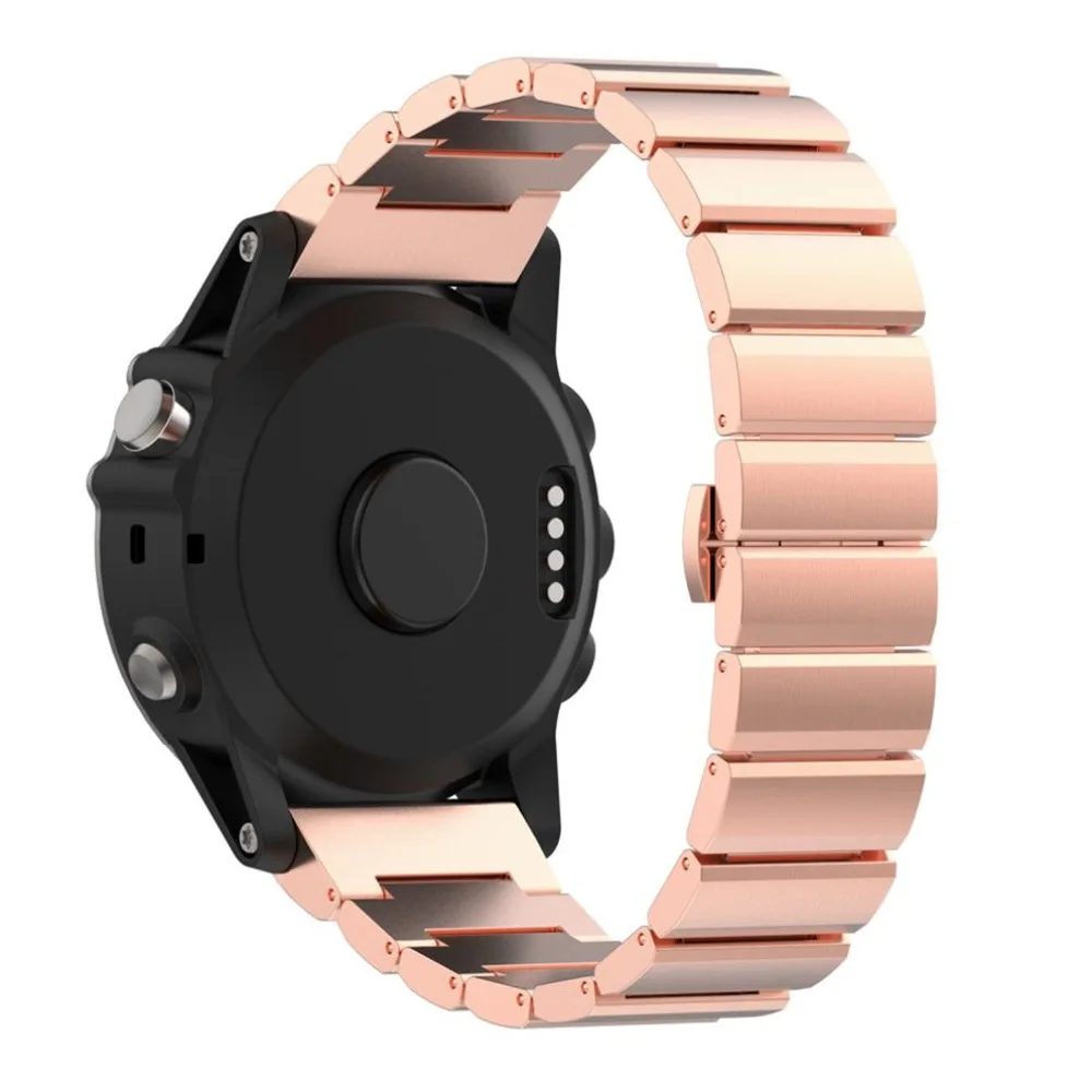 26 мм Нержавеющая сталь металлический ремешок для наручных gps-часов Garmin Fenix 3 полосы Совместимость HR сапфир D2 Tactix Quatix Bravo с T