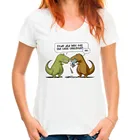 Футболка женская белая, дышащая, с принтом динозавра съешь последний единорог, 2018