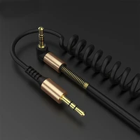 evlaruby 3 5mm audio cable 3 5 jack to jack aux cable headphone beats speaker for iphone car male to male aux cord spring cable