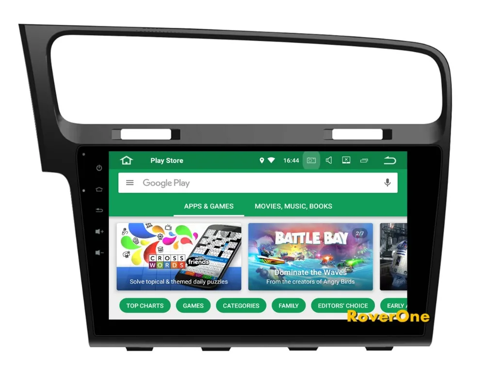RoverOne для Volkswagen для VW Golf 7 Mk7 Golf7 2013 Android 8,0 Авторадио автомобильный gps плеер Мультимедиа Media Системы