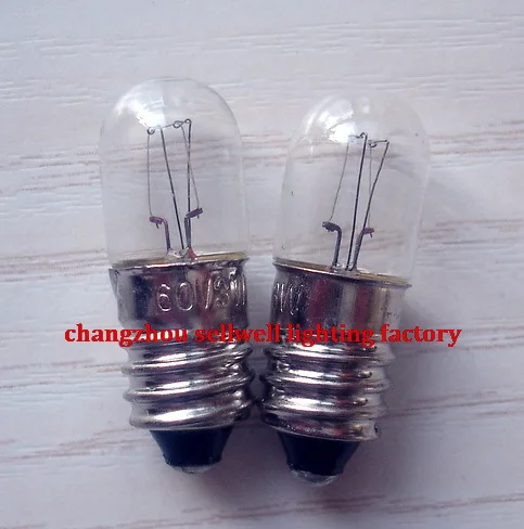Новинка! Миниатюсветильник почки 60 в 3 Вт E10 T10x28 A964|miniature light bulb|miniature bulbminiature bulb e10 |