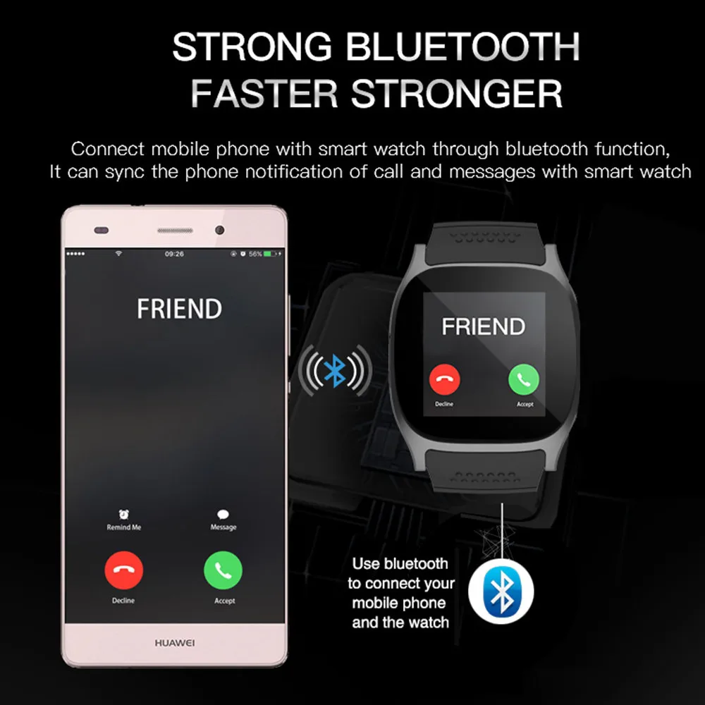 Смарт часы MODOSON M26 с Bluetooth спортивные для Samsung Huawei Xiaomi LG Android phone ios Apple iphone 6 7 8 X XS MAX