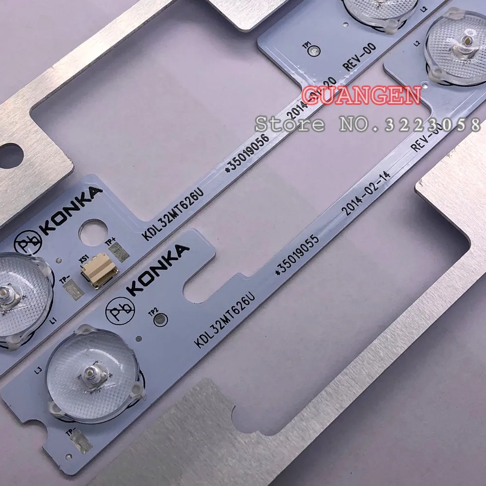 100 шт. =(50 шт.* 4 светодиодный+ 50 шт* 3 светодиодный) 1 светодиодный = 6V KDL32MT626U 35019055 35019056 светодиодный свет бар 32 дюйма Подсветка лампа светодиодный полосы 6v