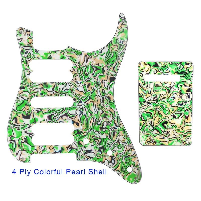 Pleroo гитарные детали St накладки с задней пластиной и 17 винтов для Fender 72
