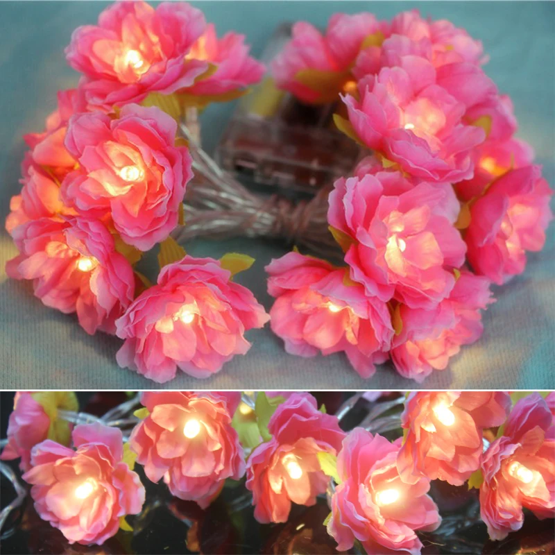Светодиодная гирлянда сделай сам на батарейках 2 м|flower christmas|flower garlandlight flower |