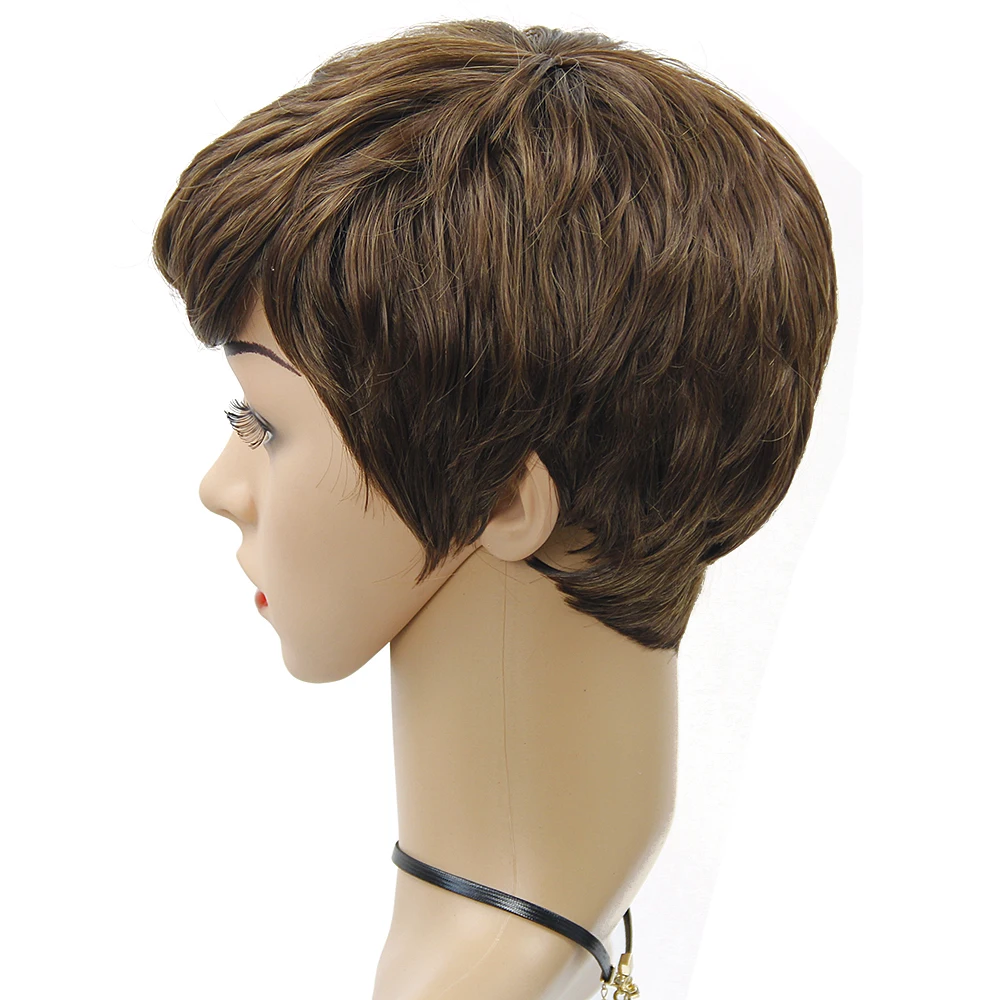 Парики из искусственных волос короткие светлые парики натуральные кудрявые