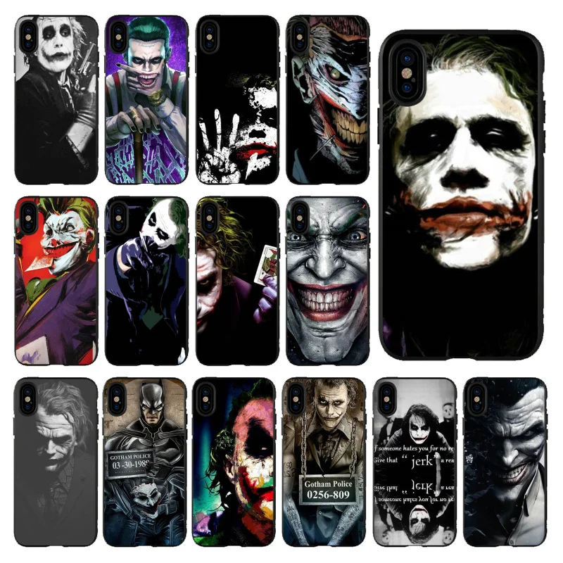 Мягкий силиконовый чехол для телефона Babaite Clown Joker из ТПУ iPhone 5 5S 6 6S 7 7plus 8 plus x XS MAX