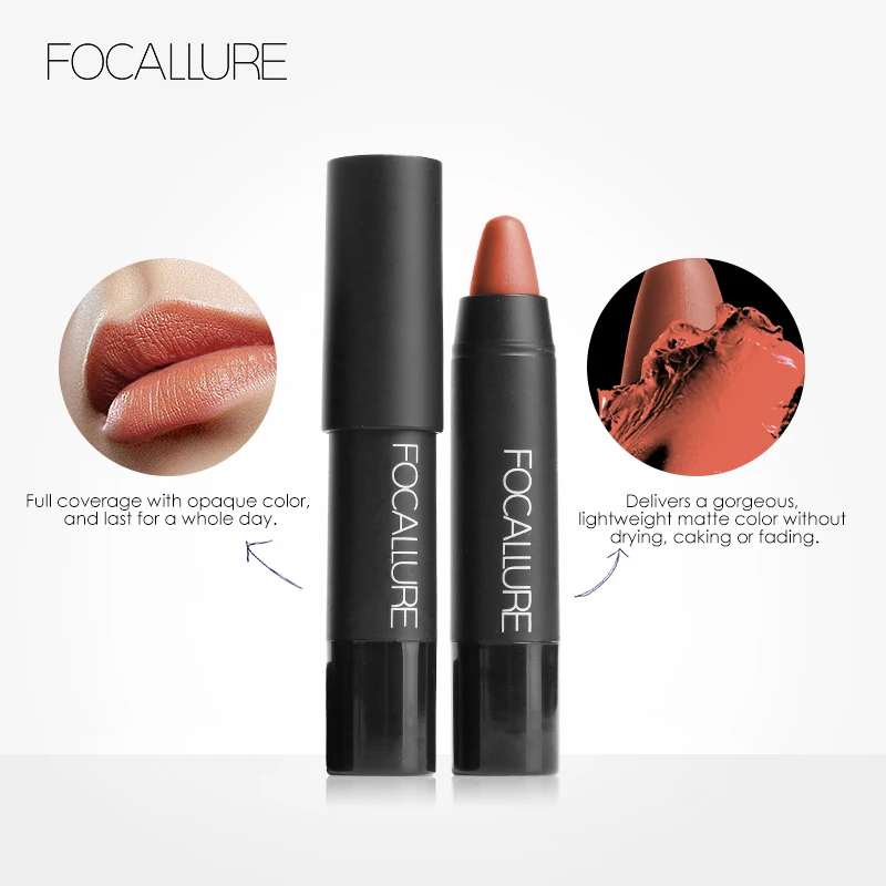 FOCALLURE 19 цветов Матовая водостойкая помада матовая губная палочки косметика легко