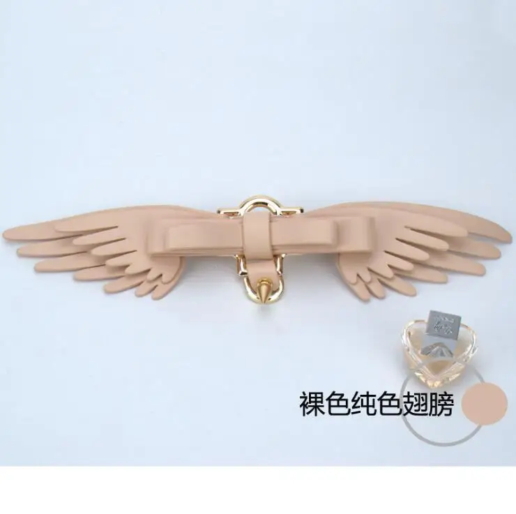 Angelatarch Офисная Женская Обувь Крыло Ангел розовый Япония Горячая PU большой маленький бант орнамент заклепки пуля Кроссбоди рюкзак сумка часть аксессуары