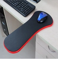 black ergonomic healthy computer armrest mouse pad chair desk support hand arm