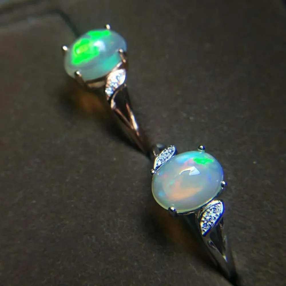 Shilovem 925 Серебряное кольцо с натуральным опалом Ювелирные украшения для женщин Модный Свадебная обувь лето детская одежда без бретелек Открытый оптом tfj070901ago